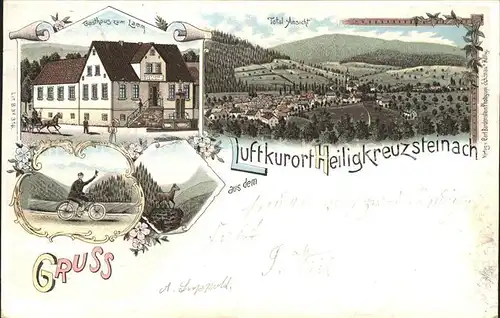 Heiligkreuzsteinach Gasthaus zum Lamm Totalansicht / Heiligkreuzsteinach /Heidelberg Stadtkreis