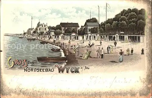 Wyk Foehr Strand / Wyk auf Foehr /Nordfriesland LKR