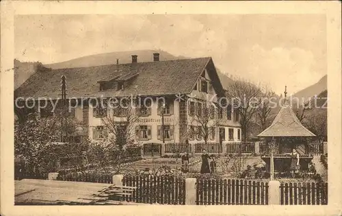 Utzenfeld Schwarzwald Gasthaus zur Eiche / Utzenfeld /Loerrach LKR