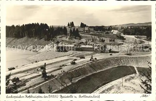 Rosshaupten Forggensee Kantine Lechspeicher der Bayerischen Wasserkraftwerke A.- G / Rosshaupten /Ostallgaeu LKR