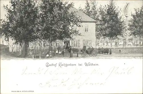 Waldheim Sachsen Gasthof Heiligenborn / Waldheim Sachsen /Mittelsachsen LKR