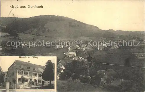 Gersbach Schopfheim Gasthof zum Pflug / Schopfheim /Loerrach LKR