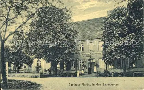 Nottuln Gasthaus Gerdes in den Baumbergen / Nottuln /Coesfeld LKR