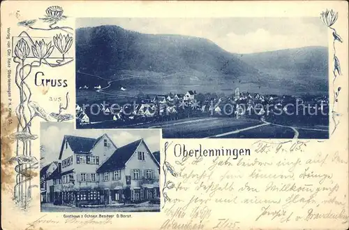 Oberlenningen Gasthaus zum Ochsen / Lenningen /Esslingen LKR