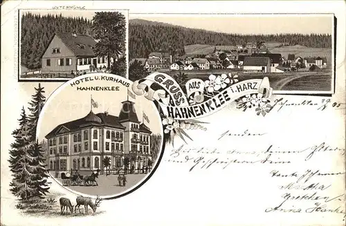 Hahnenklee-Bockswiese Harz Hotel Kurhaus Hahnenklee Untermuehle / Goslar /Goslar LKR