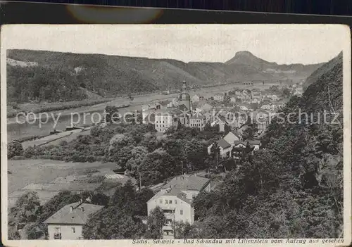 Schandau Bad Lilienstein Kat. Bad Schandau