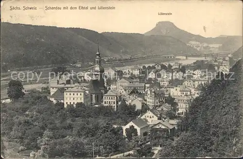 Schandau Bad Elbtal Lilienstein Kat. Bad Schandau