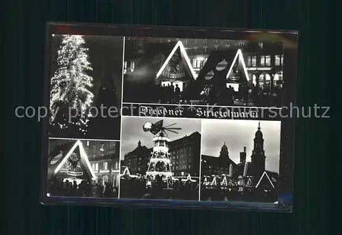 Dresden Striezelmarkt Kat. Dresden Elbe