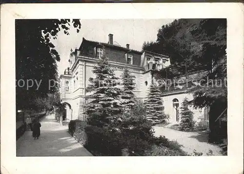 Bad Schandau Fremdenheim Villa Kaupsch Kat. Bad Schandau