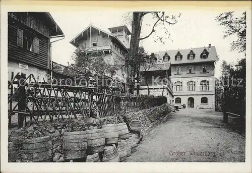 Bad Schandau Hotel Grosser Winterberg  Kat. Bad Schandau