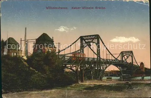 Wilhelmshaven Kaiser Wilhelm Bruecke  Kat. Wilhelmshaven