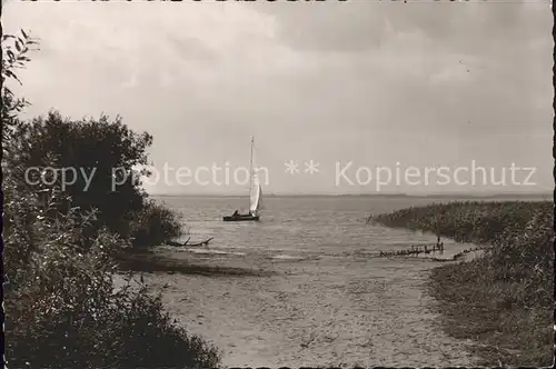 Huede Duemmer Strand Segelboot  Kat. Damme