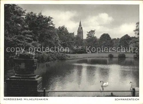 Wilhelmshaven Schwanenteich  Kat. Wilhelmshaven