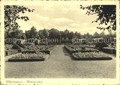 Wilhelmshaven Heldenfriedhof  Kat. Wilhelmshaven