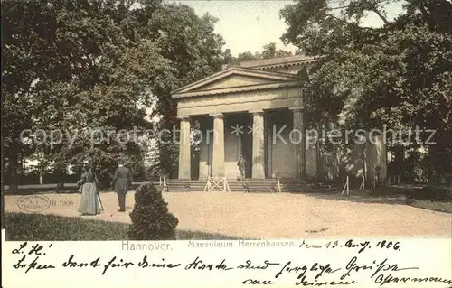 Hannover Mausoleum Herrenhausen Kat. Hannover