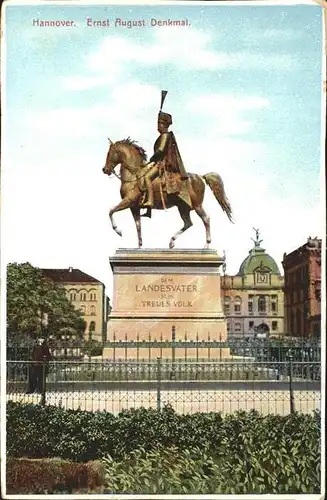 Hannover Ernst August Denkmal Kat. Hannover