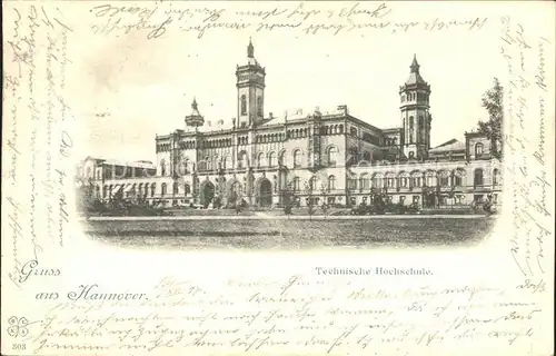 Hannover Technische Hochschule Kat. Hannover