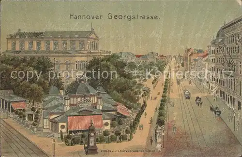 Hannover Georgenstrasse Kat. Hannover