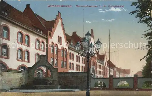 Wilhelmshaven Marine Kaserne in der Roonstrasse Kat. Wilhelmshaven