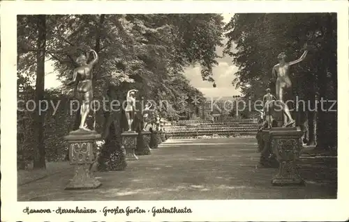 Hannover Grosser Garten Gartentheater Kat. Hannover