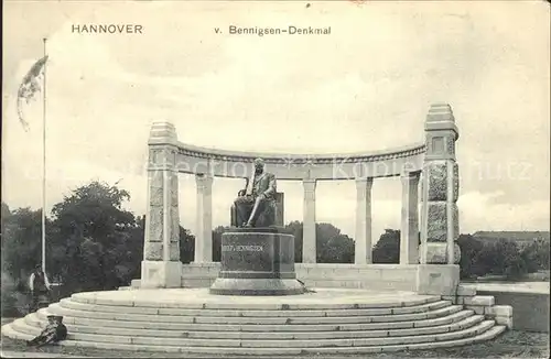 Hannover Von Bennigsen  Denkmal Kat. Hannover