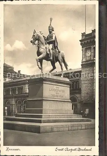 Hannover Ernst August  Denkmal Kat. Hannover