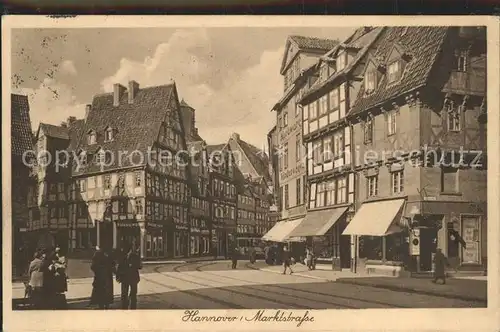 Hannover Marktstrasse Kat. Hannover