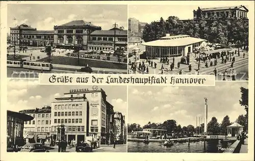 Hannover Hauptbahnhof Europahaus Maschsee Kat. Hannover