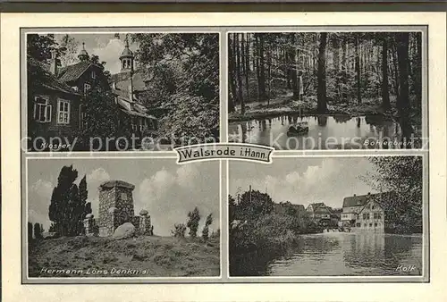 Walsrode Lueneburger Heide Bohlenbach Kloster Hermann Loens Denkmal Kat. Walsrode