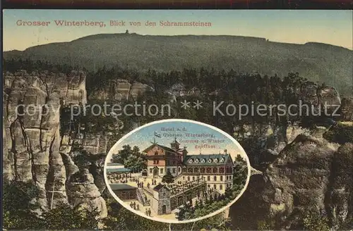 Bad Schandau Grosser Winterberg Hotel Kat. Bad Schandau