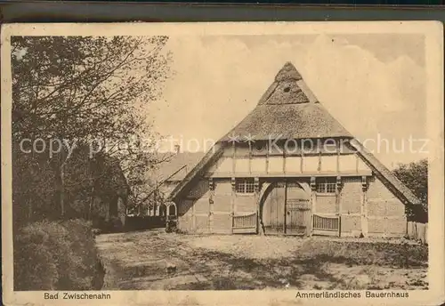 Zwischenahn Bad Ammerlaender Bauernhaus Kat. Bad Zwischenahn