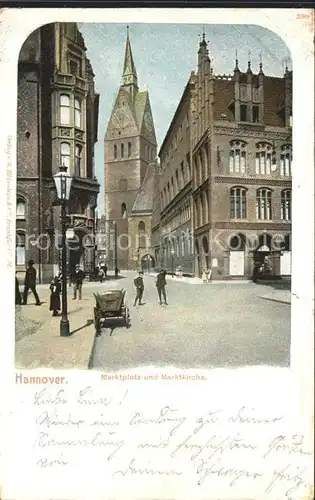 Hannover Marktplatz Marktkirche Kat. Hannover