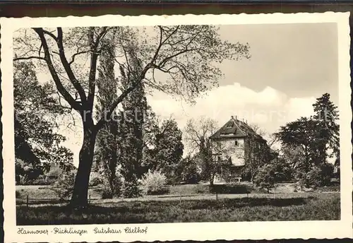 Ricklingen Gutshaus Edelhof Kat. Hannover