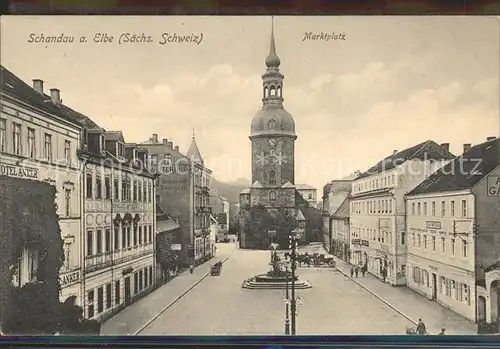 Schandau Bad Marktplatz Kat. Bad Schandau