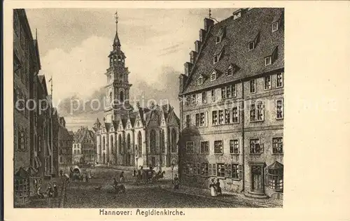 Hannover Aegidienkirche Kat. Hannover
