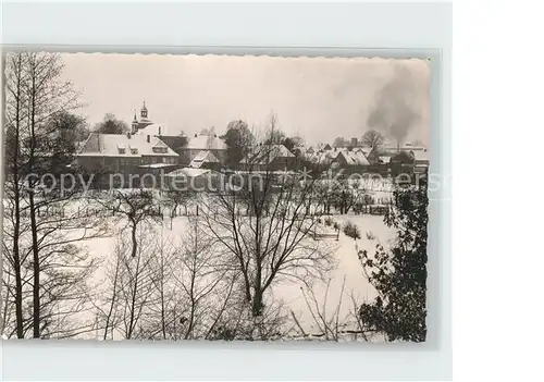 Walsrode Lueneburger Heide Partie im Winter Kat. Walsrode