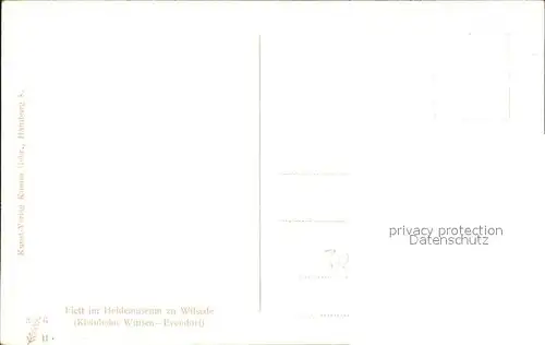 Wilsede Lueneburger Heide Flett im Heidemuseum / Bispingen /Soltau-Fallingbostel LKR