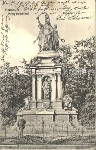 Hannover Kriegerdenkmal Kat. Hannover