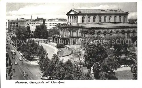 Hannover Georgstrasse mit Opernhaus Kat. Hannover
