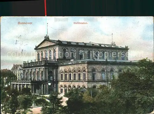 Hannover Hoftheater Kat. Hannover
