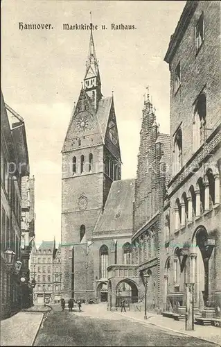 Hannover Marktkirche und Rathaus Kat. Hannover