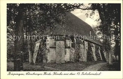 Bispingen Lueneburger Heide Kirche aus dem 13ten Jhdt Kat. Bispingen Lueneburger Heide