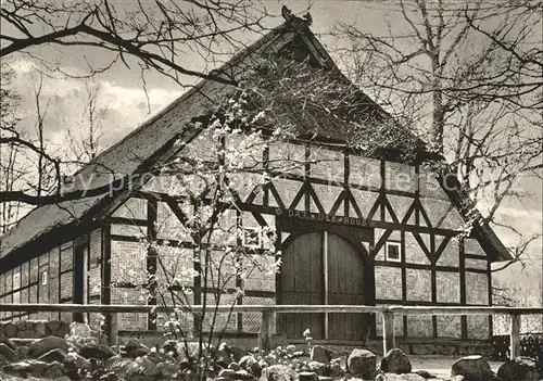 Wilsede Lueneburger Heide Heimatmuseum Naturschutzpark Lueneburger Heide / Bispingen /Soltau-Fallingbostel LKR