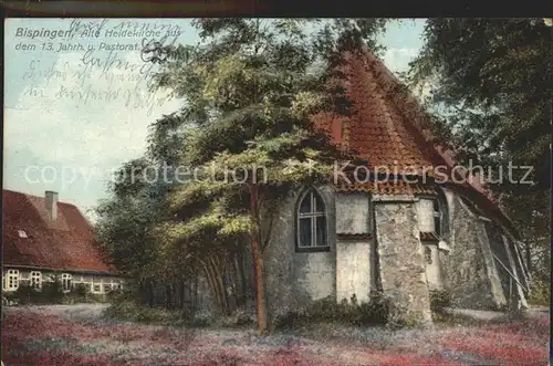 Bispingen Alte Heidekirche aus dem 13ten Jhdt Kat. Bispingen Lueneburger Heide