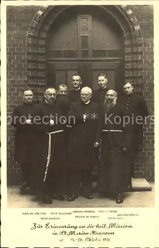 Hannover Heilige Mission in Sankt Marien 1934 Kat. Hannover