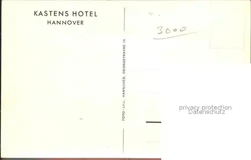 Hannover Kastens Hotel Kat. Hannover