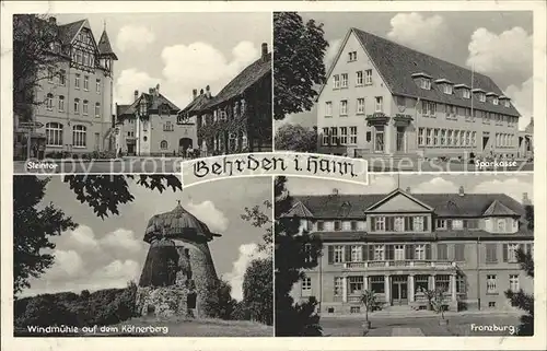 Gehrden Hannover Franzburg Sparkasse Steintor Windmuehle  Kat. Gehrden