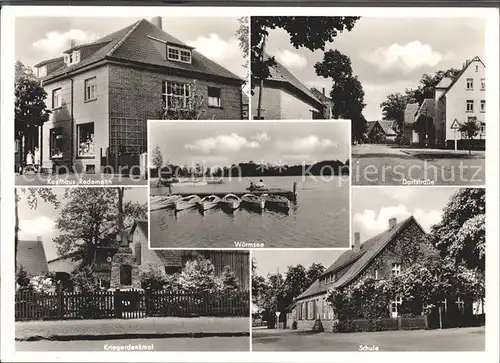 Kleinburgwedel Kaufhaus Redemann Dorfstrasse Schule Wuermsee  Kat. Burgwedel