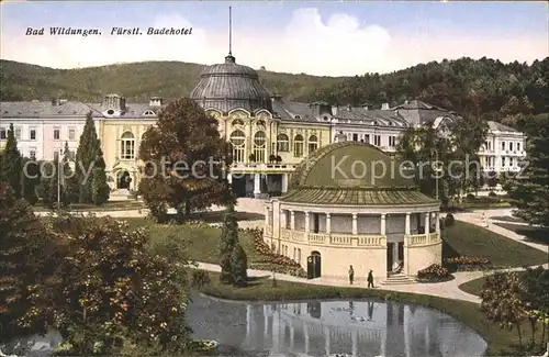 Bad Wildungen Fuerstliches Badehotel Kat. Bad Wildungen