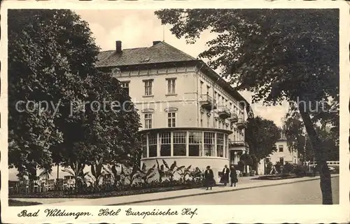 Bad Wildungen Hotel Europaeischer Hof Kat. Bad Wildungen